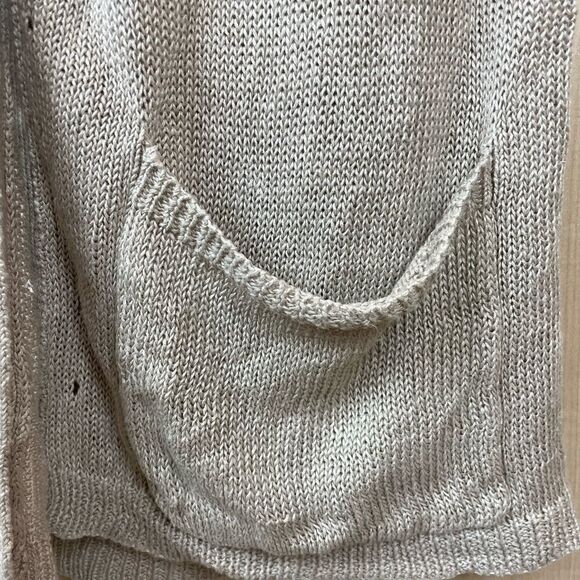 J. Jill Love Linen Knit Cardigan in Beige, size XS - VGUC - Picture 6 of 14